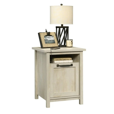 Better Homes & Gardens Modern Farmhouse USB Nightstand, Rustic White Finish
