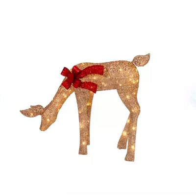 Member's Mark 3-Piece Pre-Lit Animated Deer Family – Enchanting Holiday Décor