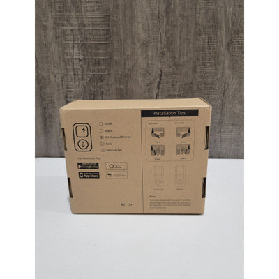 Smart Keyless Entry Door Lock - Fingerprint Electronic, Silver