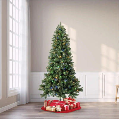 Evergreen Classics 7.5ft Pre-Lit Benton Pine Artificial Christmas Tree