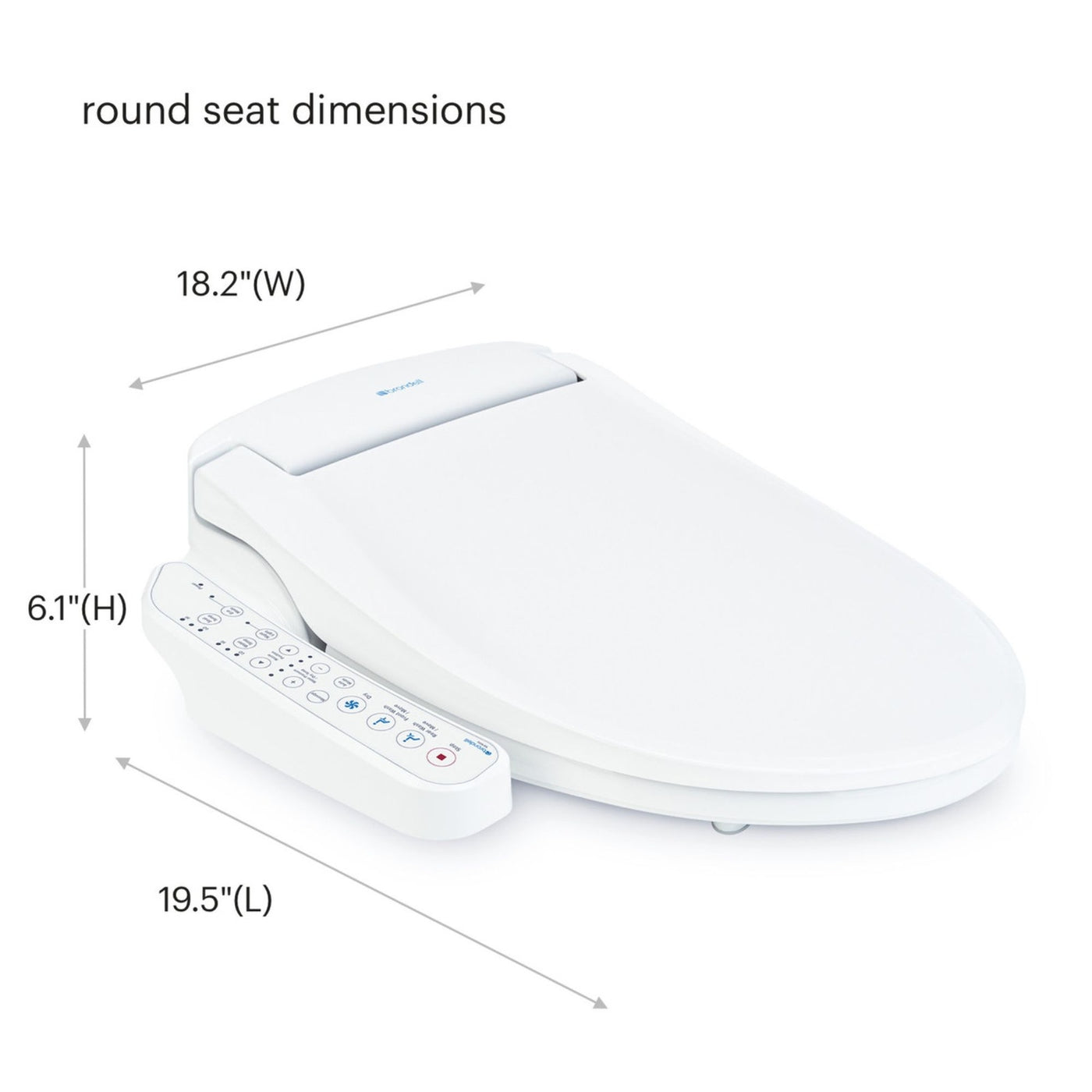 Advanced Bidet Toilet Seat – Side Arm Control, Water Pressure & Temperature