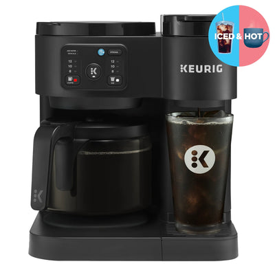 Keurig K-Duo Essentials, Hot & Iced Single-Serve K-Cup Pod Coffee Maker & Carafe