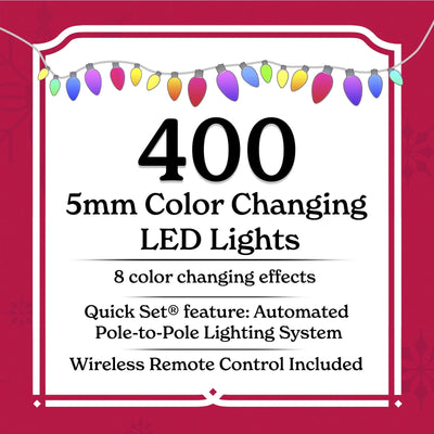 Evergreen Classics 7.5ft Pre-Lit Benton Pine Artificial Christmas Tree