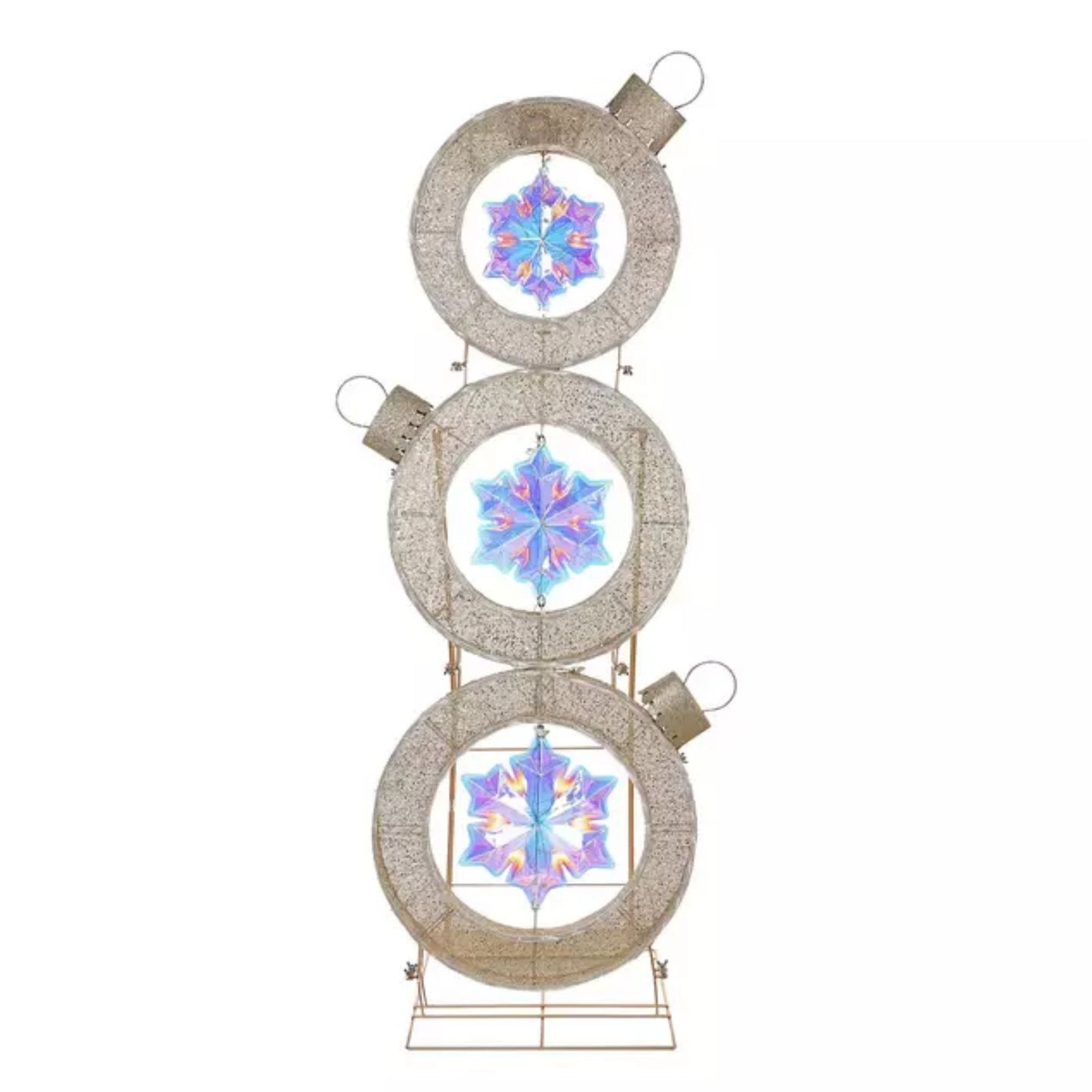 Member’s Mark 6' Pre-Lit Stacked Ornament Décor