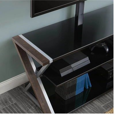 Whalen Xavier 3-in-1 Television Stand for TVs up to 70", Warm Ash