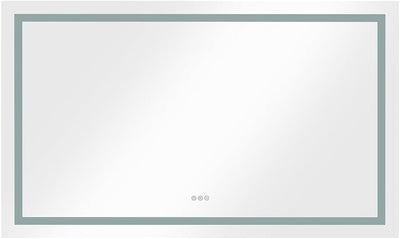 LED Bathroom Mirror with Anti-Fog & Dimmable Lighting