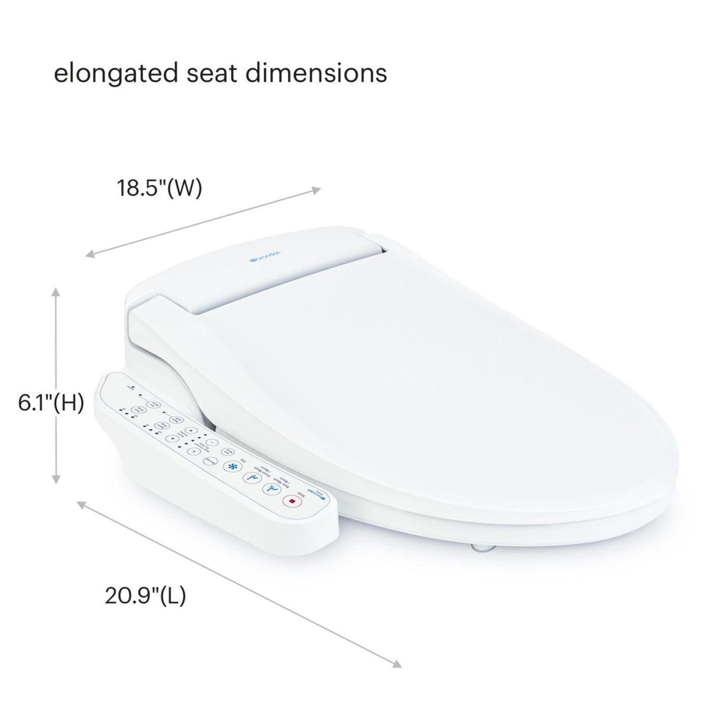 Advanced Bidet Toilet Seat – Side Arm Control, Water Pressure & Temperature