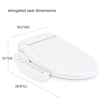 Advanced Bidet Toilet Seat – Side Arm Control, Water Pressure & Temperature