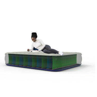 Bestway Headboard Tritech Queen Airbed – 18" with Built-In AC Pump for Comfort