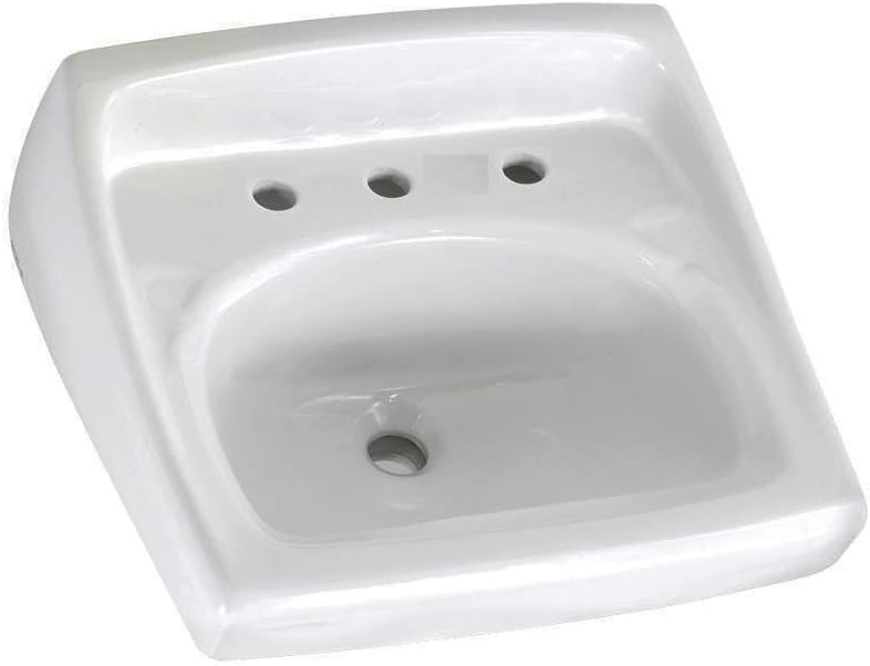 American Standard Lucerne Wall-Mount Lavatory Sink - 8-Inch Faucet Spacing