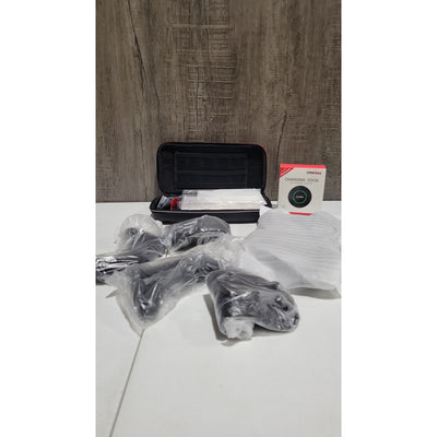 InnoAura 20 pc Switch OLED Accessories Bundle, Black Case