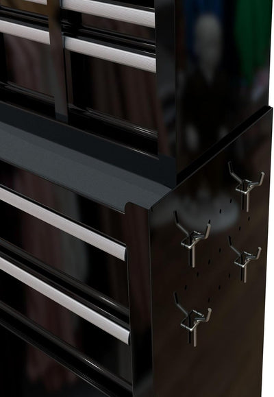 SLifet 8-Drawer Rolling Tool Chest | Removable Tool Cart | Locking Storage, Black