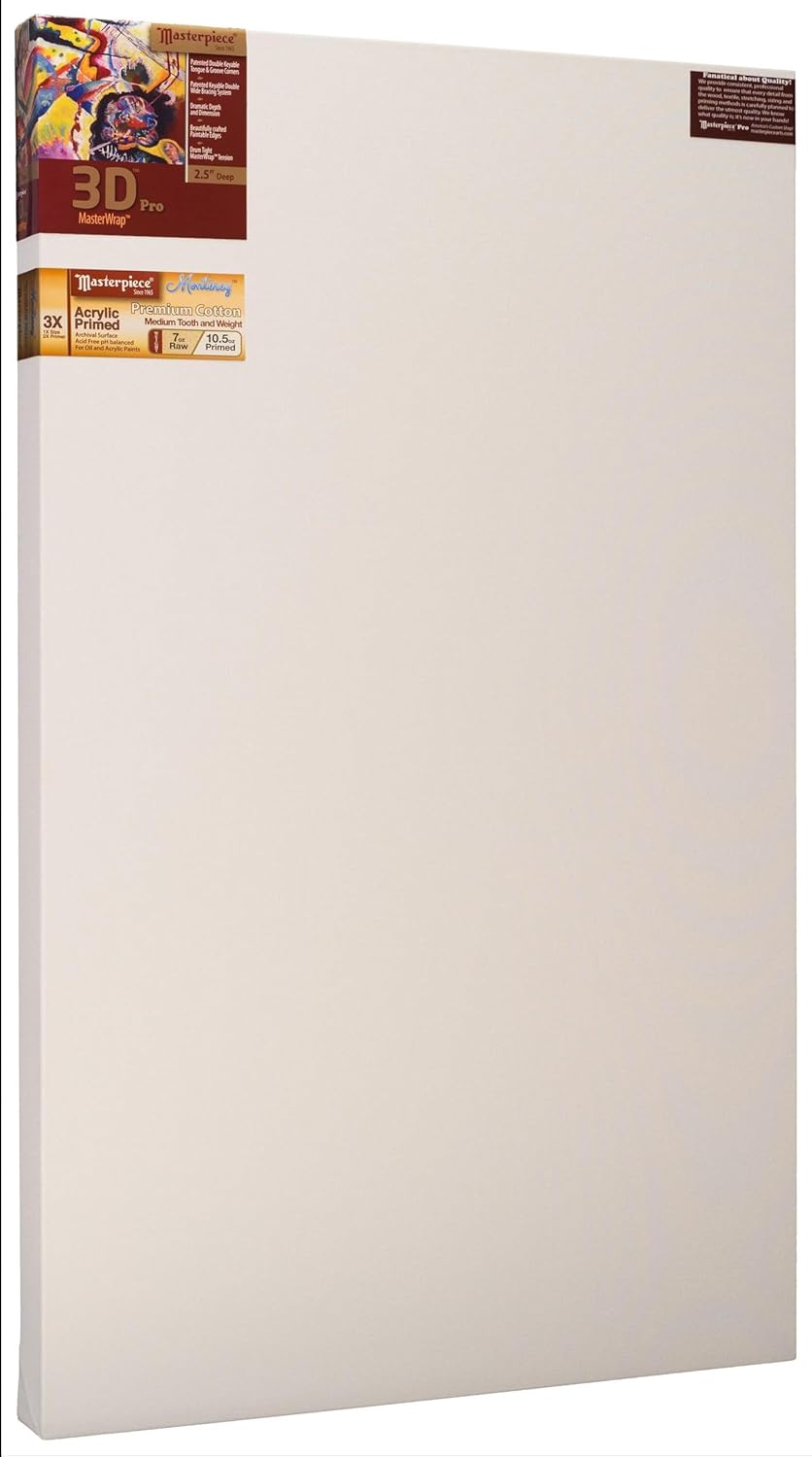Masterpiece 56x97" 3D Pro Stretched Canvas | 2.5" Deep, 10.5oz Cotton