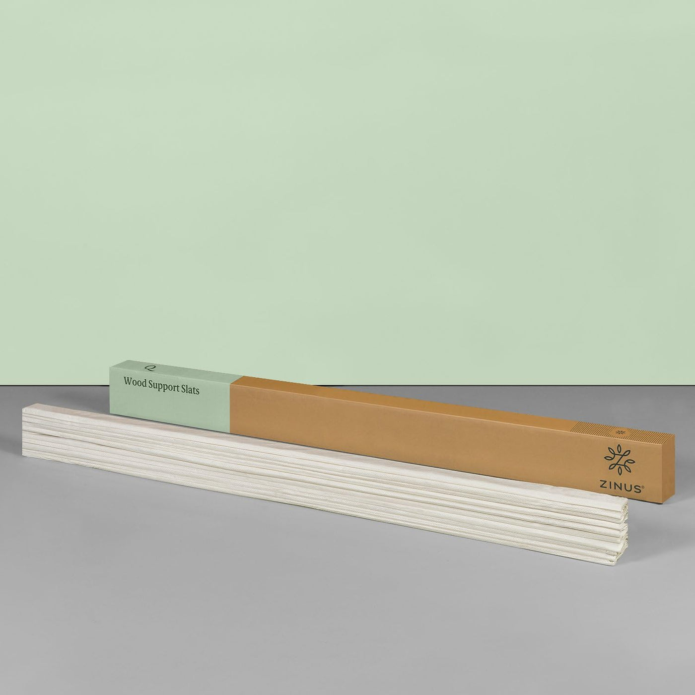 ZINUS Compack Queen Fabric Covered Wood Slats For Bed Frame Support