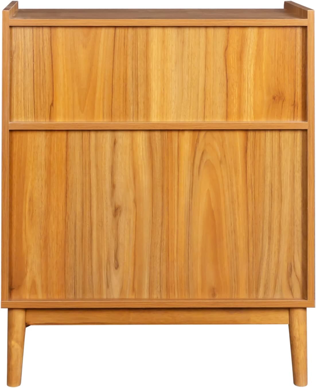 SPOFLYINN Oak Modern Farmhouse Sideboard | Rattan Doors & Drawers | Buffet Cabinet