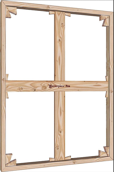 Masterpiece 3D Pro Stretched Canvas | 45x63" Belgian Linen, 2.5" Deep, 2-Pack