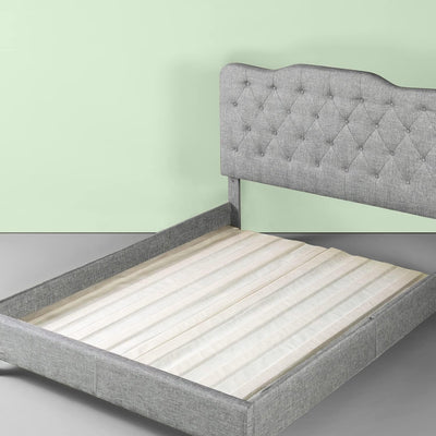 ZINUS Compack Queen Fabric Covered Wood Slats For Bed Frame Support