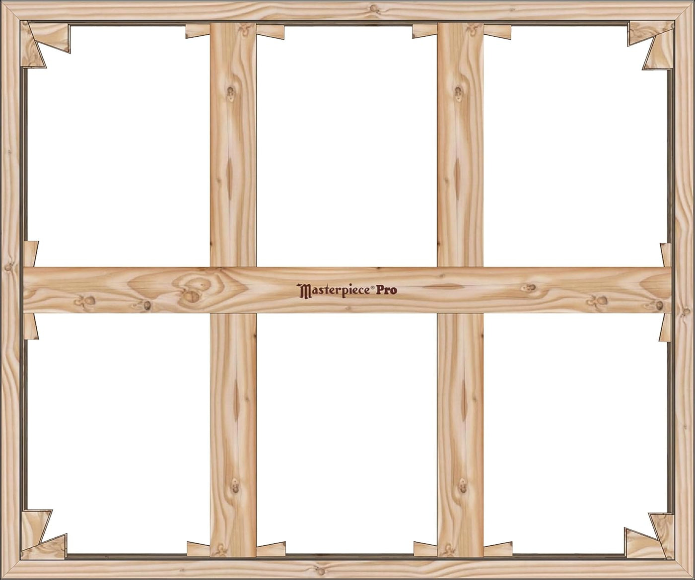 Masterpiece 3D Pro Stretched Canvas | 45x63" Belgian Linen, 2.5" Deep, 2-Pack
