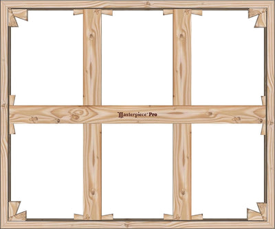 Masterpiece 3D Pro Stretched Canvas | 45x63" Belgian Linen, 2.5" Deep, 2-Pack