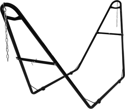 Sunnydaze Universal 2-Person Hammock Stand, Fits 9-14 ft Hammocks - 550 lbs Capacity, Heavy-Duty Steel, Black