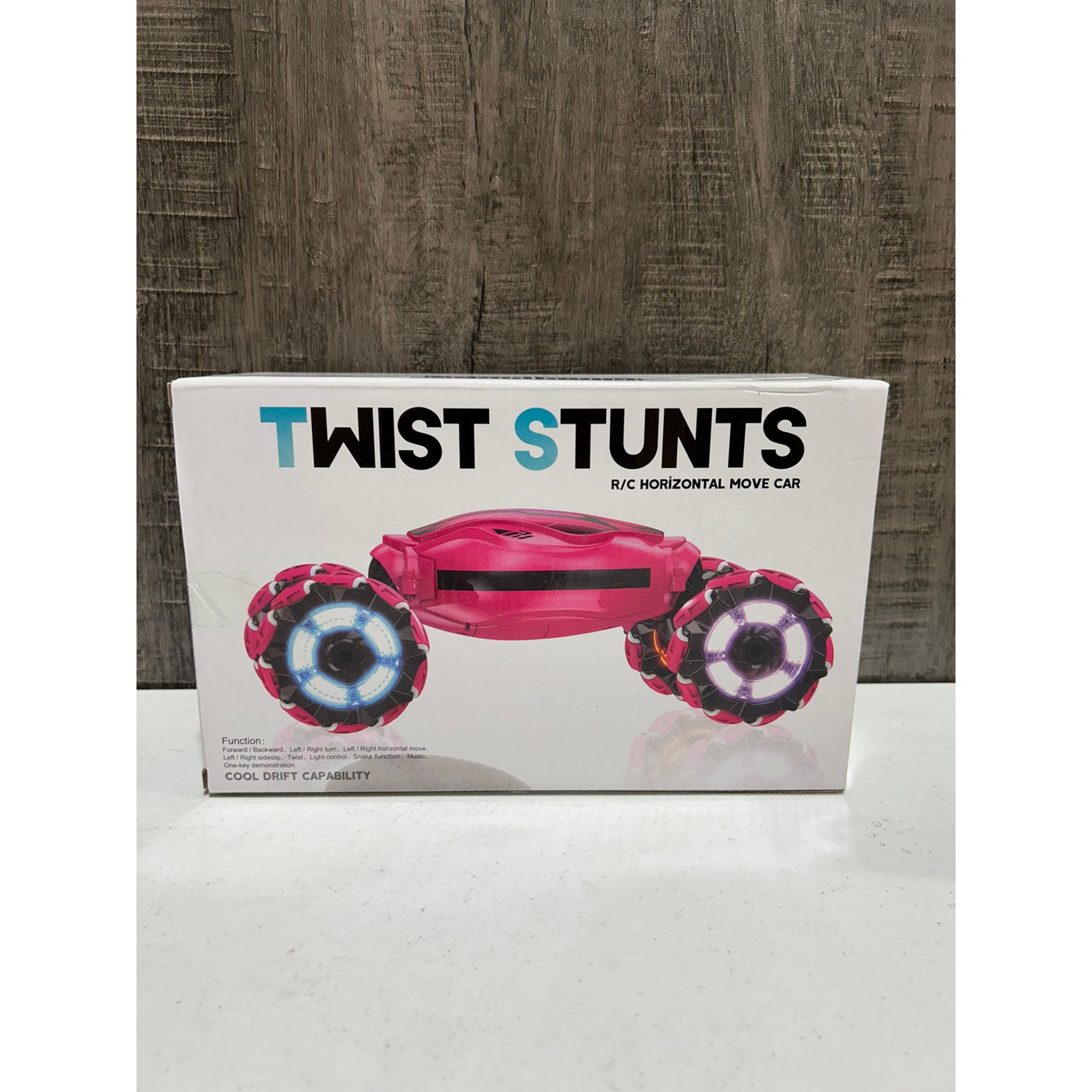 Gesture Sensing RC Stunt Car with Light and Music Double Sided Off-Road, Blue