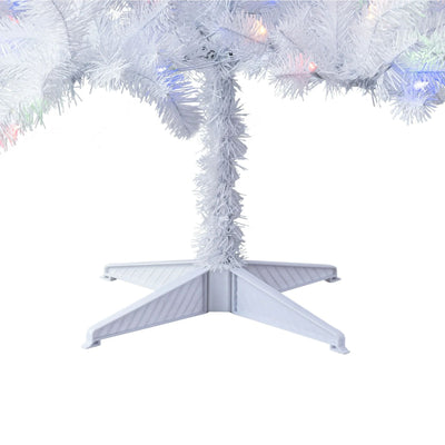 Holiday Time 6.5' Pre-Lit White Madison Pine Artificial Christmas Tree