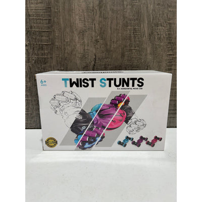 Gesture Sensing RC Stunt Car with Light and Music Double Sided Off-Road, Blue