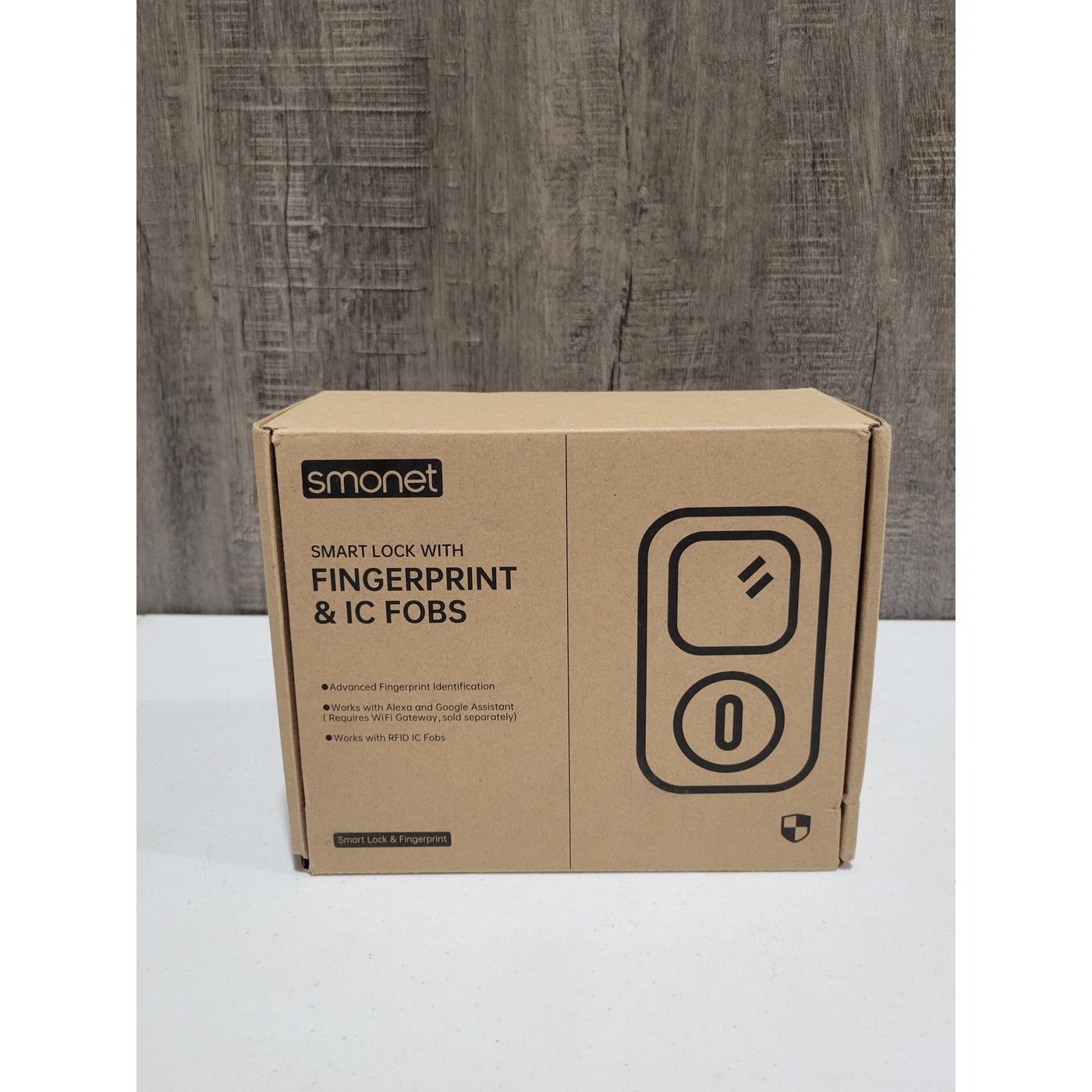 Smart Keyless Entry Door Lock - Fingerprint Electronic, Silver