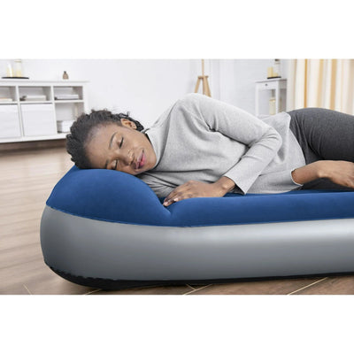 Bestway Tritech Queen Air Mattress – 12" with Built-In AC Pump for Comfort
