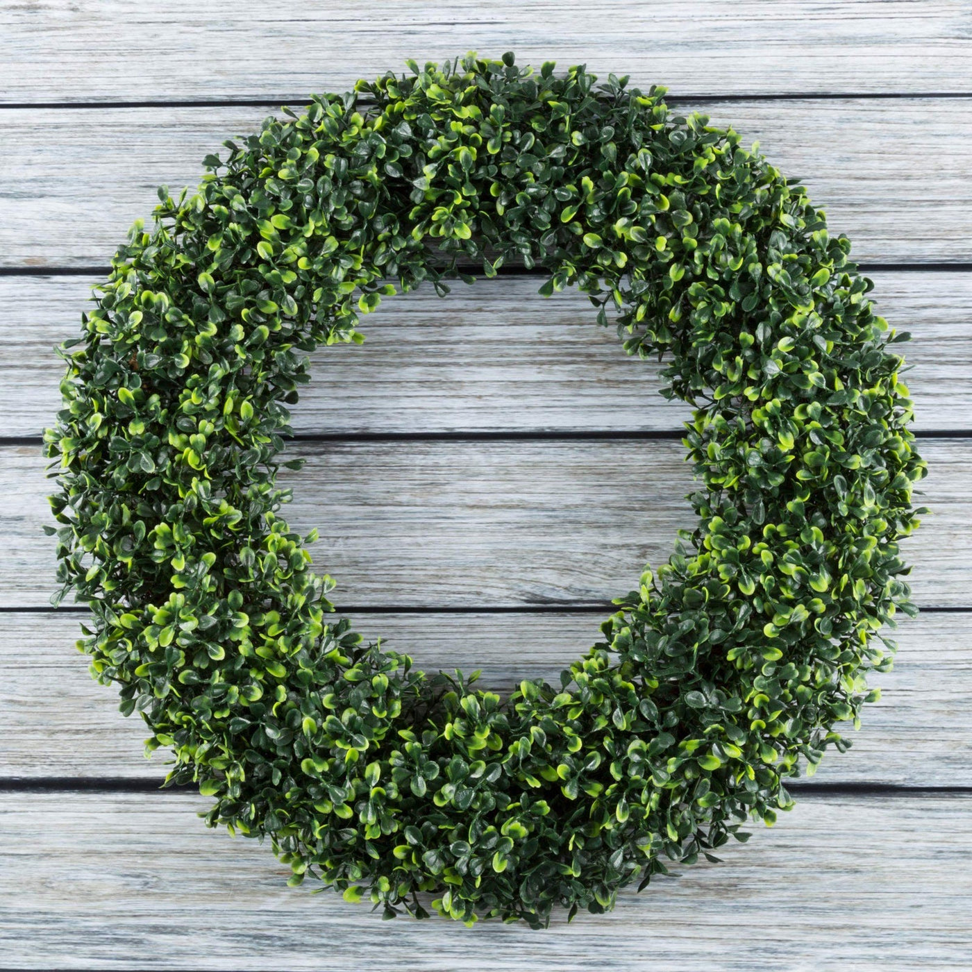 Pure Garden 19.5" Artificial Boxwood Wreath – Lush Greenery for Indoor & Outdoor