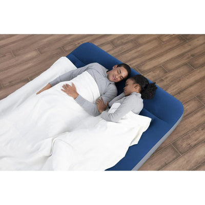 Bestway Tritech Queen Air Mattress – 12" with Built-In AC Pump for Comfort