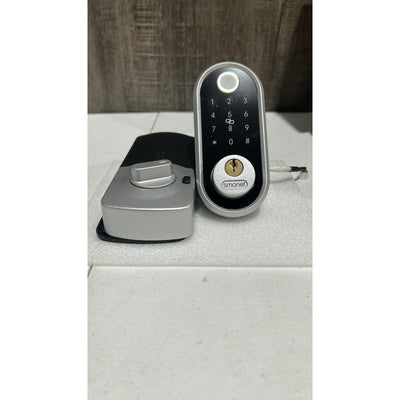 Smart Keyless Entry Door Lock - Fingerprint Electronic, Silver