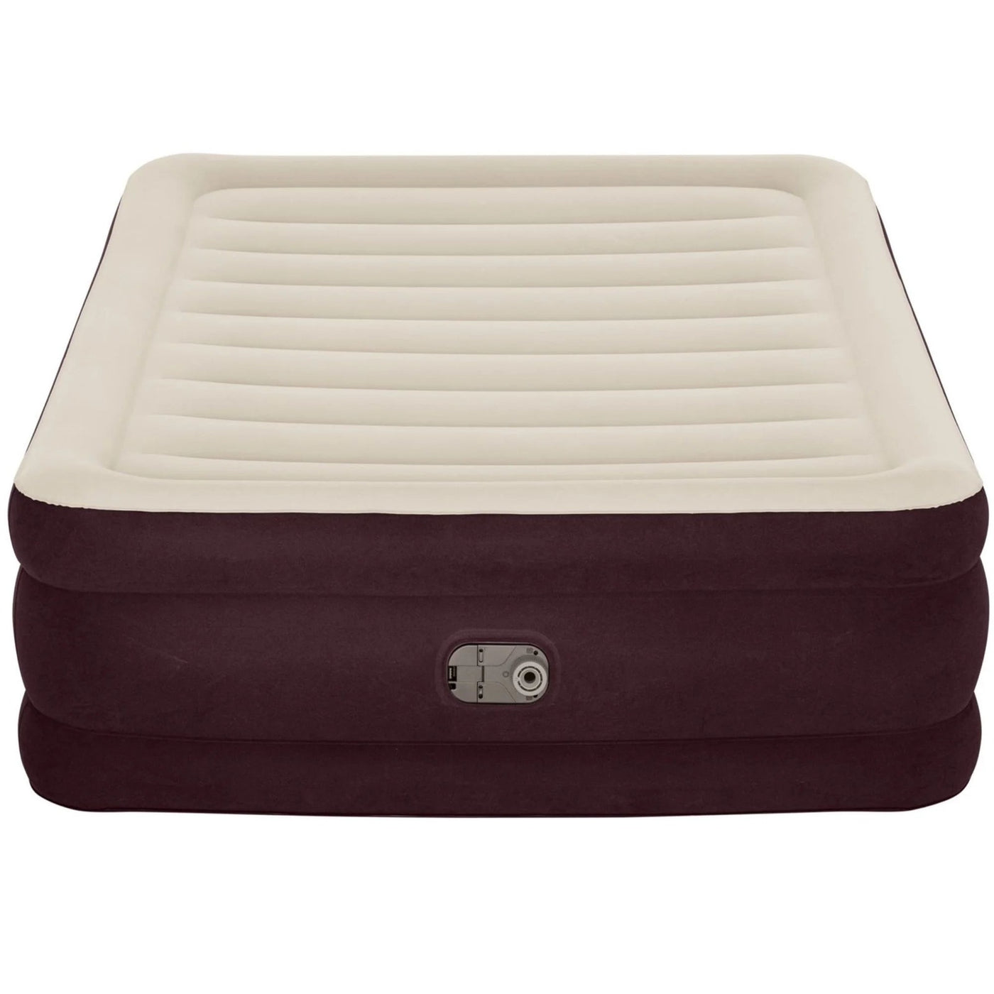 Bestway Maroon Tritech Queen Airbed – 20" with Built-In AC Pump