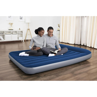 Bestway Tritech Queen Air Mattress – 12" with Built-In AC Pump for Comfort