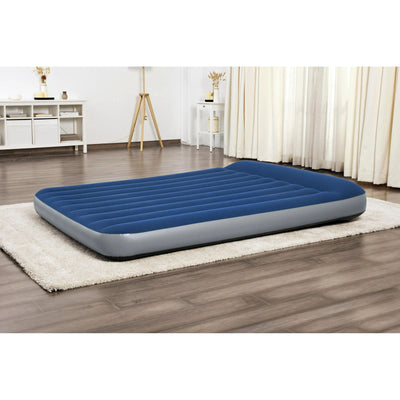 Bestway Tritech Queen Air Mattress – 12" with Built-In AC Pump for Comfort