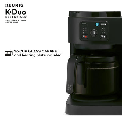 Keurig K-Duo Essentials, Hot & Iced Single-Serve K-Cup Pod Coffee Maker & Carafe