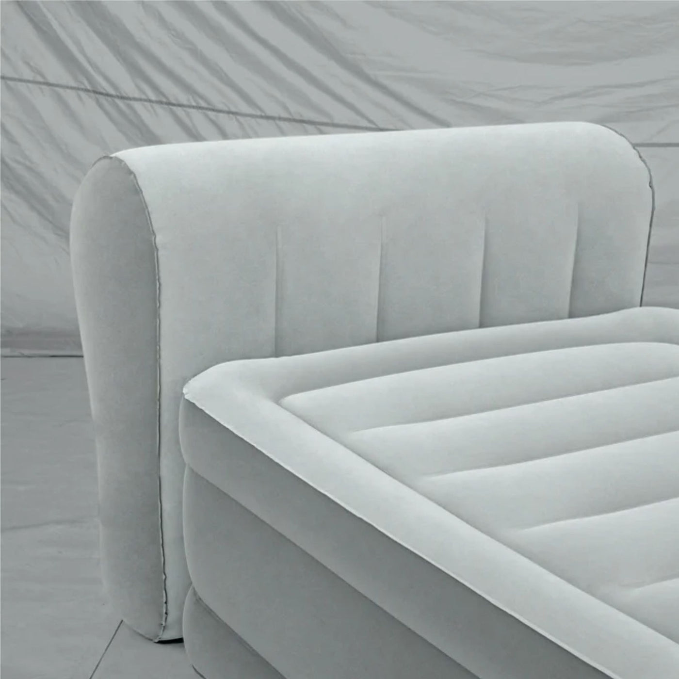 Bestway Headboard Tritech Queen Airbed – 18" with Built-In AC Pump for Comfort